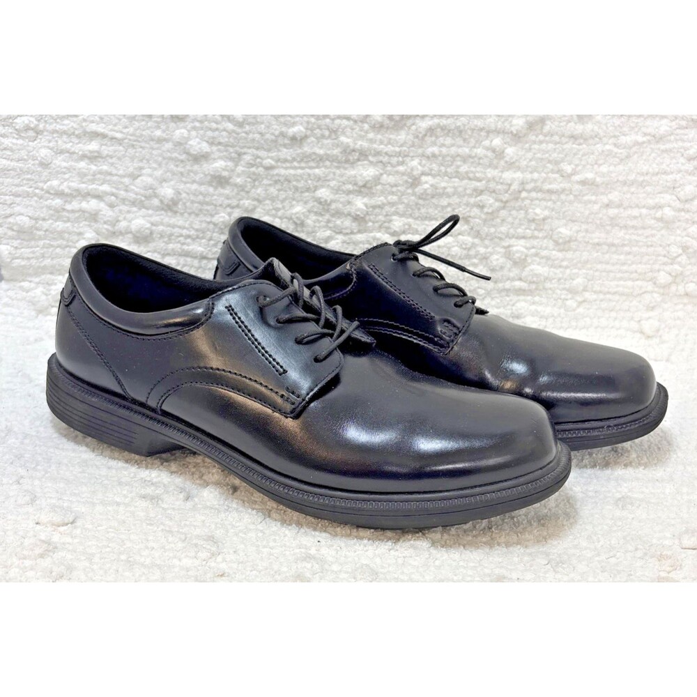 Nunn Bush Kore Leather Dress Shoes Black Size 11.5 Medium EUC